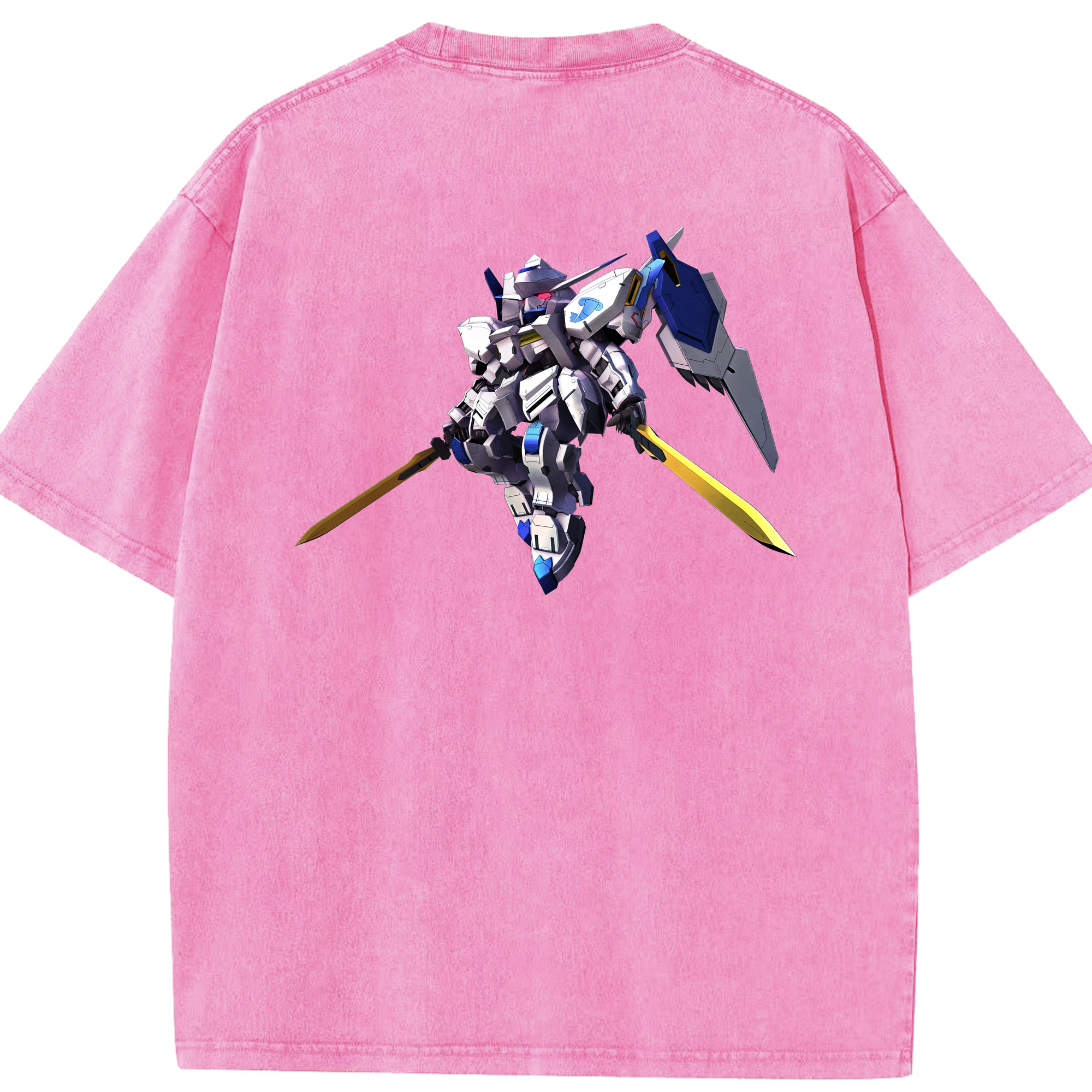 （画像用） 機動戦士ガンダム Mobile Suit Gundam 綿100% ヴィンテージ風 半袖Tシャツ（背面プリント）